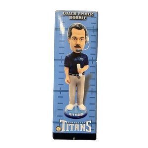 NFL Forever Collectibles Tennessee Titans Jeff Fisher Handcrafted Bobblehead